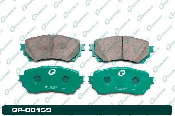 Колодки GP-03159 <b>G-BRAKE GP03159</b> - изображение Колодки GP-03159 <b>G-BRAKE GP03159</b> - изображение