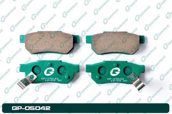 Колодки тормозные дисковые GP-05042 <b>G-BRAKE GP05042</b> - изображение