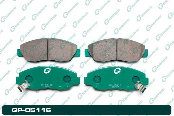 Колодки тормозные дисковые GP-05116 <b>G-BRAKE GP05116</b> - изображение Колодки тормозные дисковые GP-05116 <b>G-BRAKE GP05116</b> - изображение
