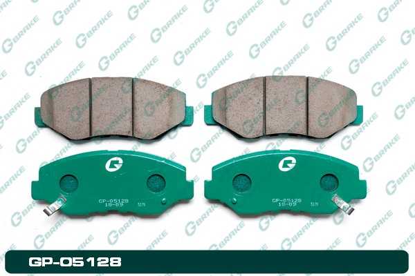Колодки тормозные дисковые GP-05128 <b>G-BRAKE GP05128</b> - изображение Колодки тормозные дисковые GP-05128 <b>G-BRAKE GP05128</b> - изображение