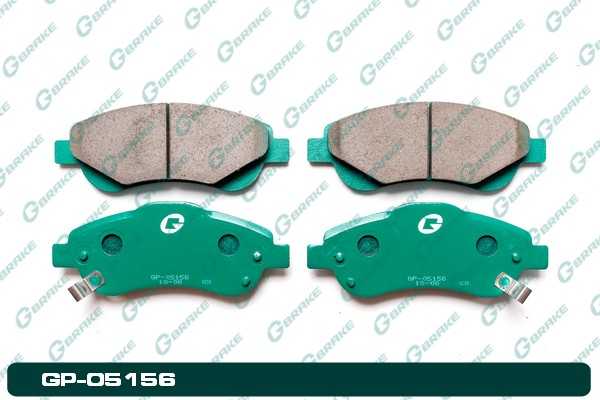Колодки тормозные дисковые GP-05156 <b>G-BRAKE GP05156</b> - изображение Колодки тормозные дисковые GP-05156 <b>G-BRAKE GP05156</b> - изображение