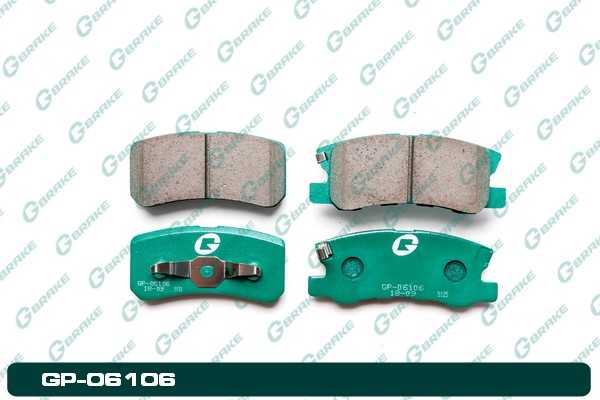 Колодки тормозные <b>G-BRAKE GP06106</b> - изображение