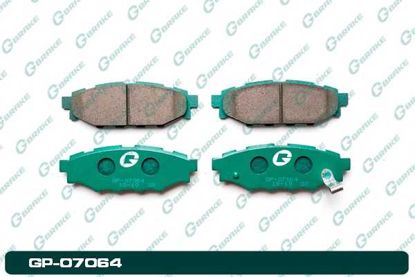 Колодки тормозные <b>G-BRAKE GP07064</b> - изображение
