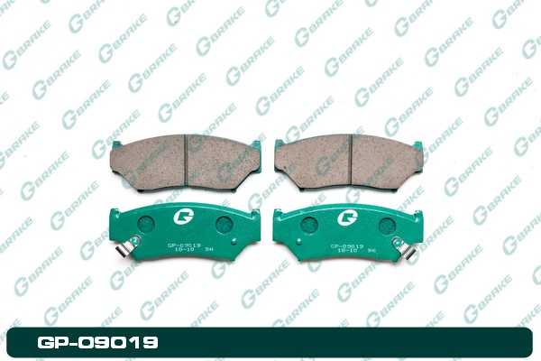Колодки тормозные <b>G-BRAKE GP09019</b> - изображение