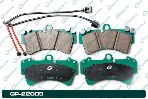 Колодки тормозные дисковые GP-22009 <b>G-BRAKE GP22009</b> - изображение Колодки тормозные дисковые GP-22009 <b>G-BRAKE GP22009</b> - изображение