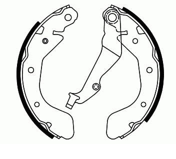 Колодки тормозные CHEVROLET AVEO 03> задние барабан. <b>GENERAL MOTORS 96473229</b> - изображение Колодки тормозные CHEVROLET AVEO 03> задние барабан. <b>GENERAL MOTORS 96473229</b> - изображение