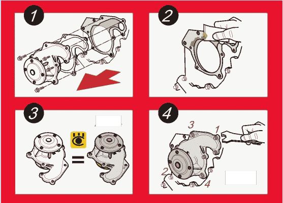 Насос водяной <b>GMB GWHO32A</b> - изображение 1