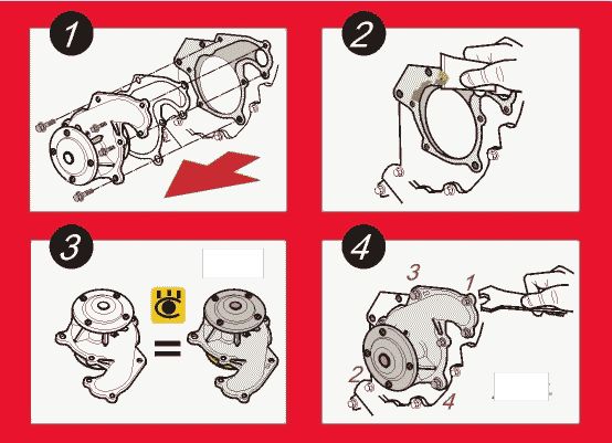 Насос водяной <b>GMB GWT120AH</b> - изображение 1