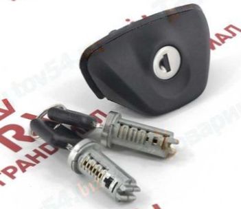 Замок багажника ВАЗ 2108, 2109 в сборе с личинками оцинкованный <b>ГРАНД РИ АЛ 205</b> - изображение