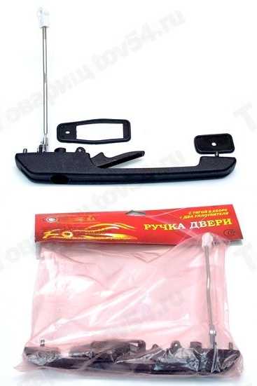 Ручка двери наруж ВАЗ 2109, 2115 перед левая (в уп) <b>Гранд Ри Ал 2109-6205151</b> - изображение