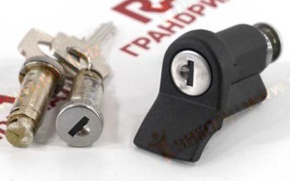 Замок багажника ВАЗ 2115 в сборе с личинками <b>ГРАНД РИ АЛ 22209</b> - изображение