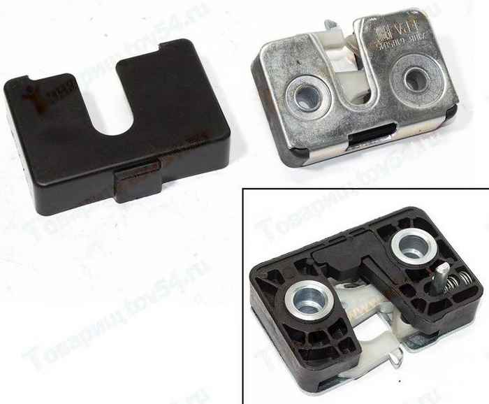 Механизм замка двери наружный ВАЗ 2108-2110 бесшумный левый <b>ГРАНД РИ АЛ 23178</b> - изображение