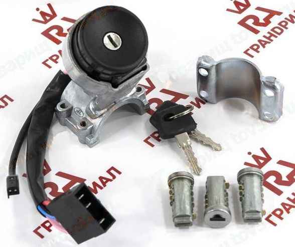 Замок зажигания ВАЗ 2190 Гранта с личинками замков дверей <b>ГРАНД РИ АЛ 50193</b> - изображение