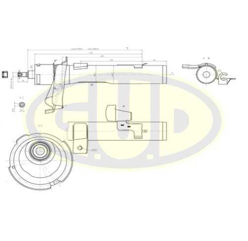 Амортизатор подвески <b>G.U.D GSA334841</b> - изображение Амортизатор подвески <b>G.U.D GSA334841</b> - изображение