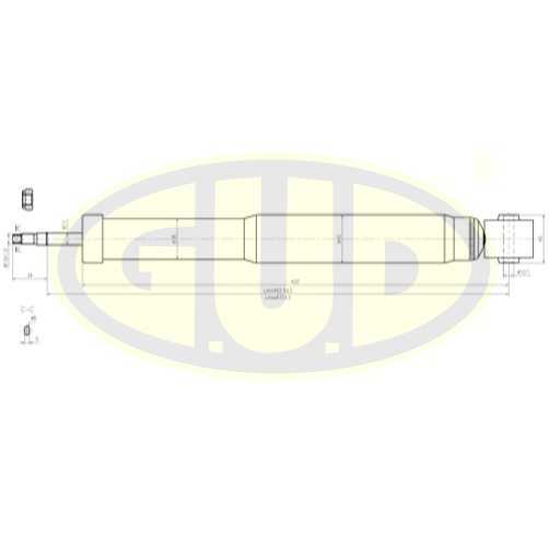 Амортизатор sko octavia vw bora/golf iv 1.2-1.6/1.8t/1.9tdi/2.0/2.3 v5 98-06 зад (газонаполненный) <b>G.U.D GSA343298</b> - из Амортизатор sko octavia vw bora/golf iv 1.2-1.6/1.8t/1.9tdi/2.0/2.3 v5 98-06 зад (газонаполненный) <b>G.U.D GSA343298</b> - изображение