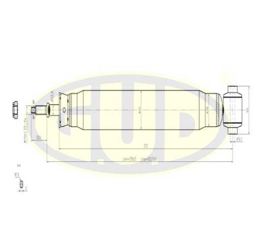 Амортизатор pgt 308 07- зад <b>G.U.D GSA349066</b> - изображение Амортизатор pgt 308 07- зад <b>G.U.D GSA349066</b> - изображение