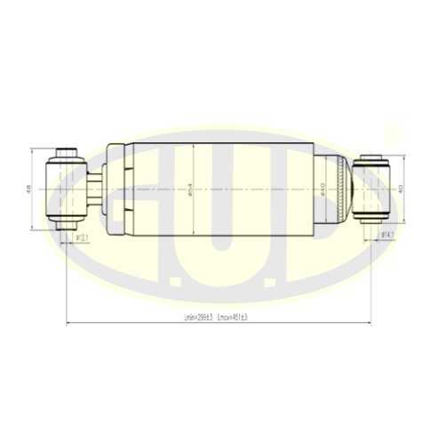 Амортизатор подвески <b>G.U.D GSA553307</b> - изображение
