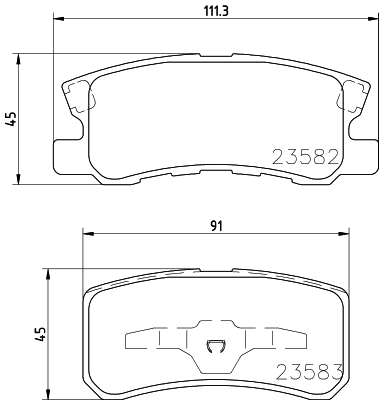 Колодки тормозные NAO <b>HELLA 8DB355027-701</b> - изображение