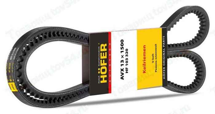 Ремень 1500 ПАЗ/ЗИЛ, ДТ75, комбайн Нива зубчатый <b>HOFER HF 103 320</b> - изображение