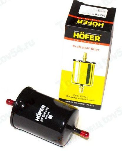 Фильтр топливный Газ двиг.406 под хомут металический корпус <b>HOFER HF200610</b> - изображение Фильтр топливный Газ двиг.406 под хомут металический корпус <b>HOFER HF200610</b> - изображение