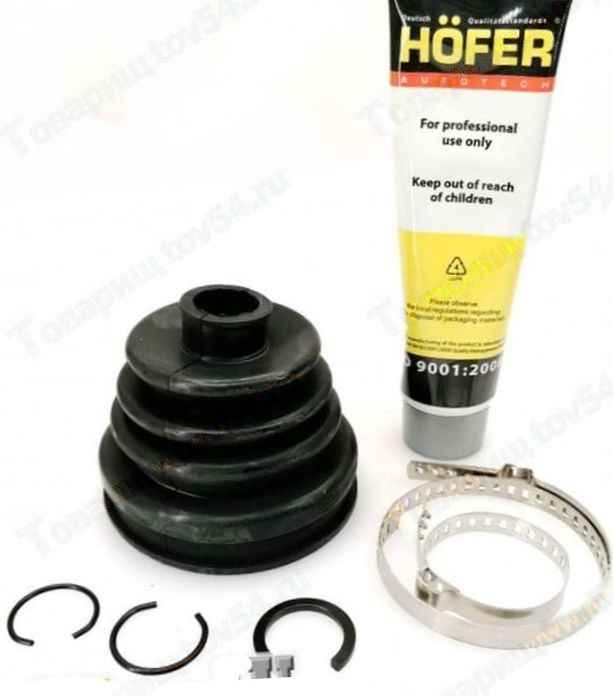 Пыльник ШРУС ВАЗ 2108 внутренний (+2 хомута, смазка) <b>HOFER HF 401 906</b> - изображение
