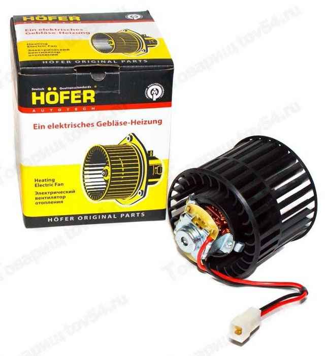 Мотор печки ВАЗ 2108-2110, Волга, Газель (с 2003) аналог 45.3730 <b>HOFER HF 625 225</b> - изображение