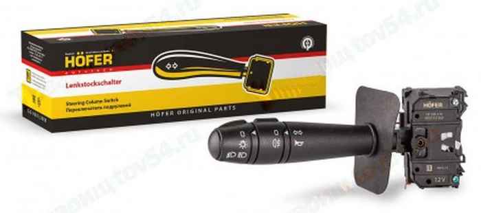 Переключатель подрулевой LADA Largus, Renault Logan (поворотов, света) без ПТФ <b>HOFER HF 628 418</b> 6001551360 - изображение