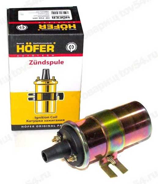 Катушка зажигания ВАЗ 2101 ( Б-117) <b>HOFER HF 750 301</b> - изображение