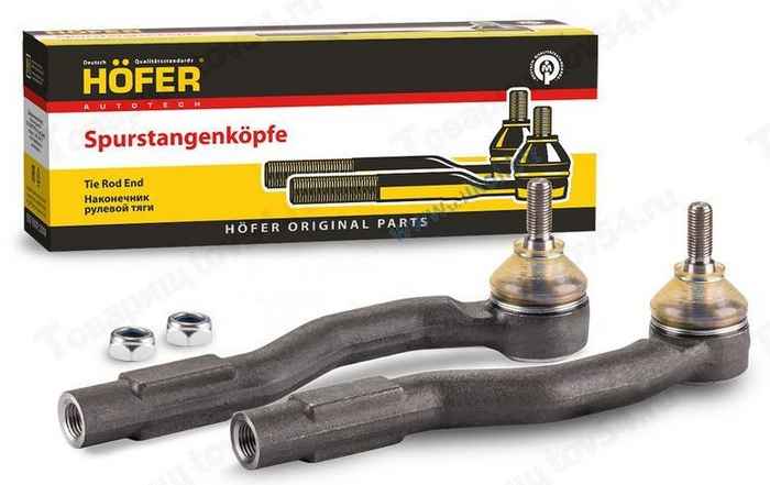 Наконечники рулевые ВАЗ 2180 Vesta левый + правый <b>HOFER HF 812 018</b> (8450039696 + 8450039697) - изображение