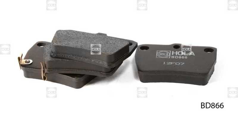 Тормозные колодки, дисковые, задние, CHERY Tiggo; TagAZ Tingo; TOYOTA Rav 4 II, (1 компл.), , <b>HOLA BD866</b> - изображение