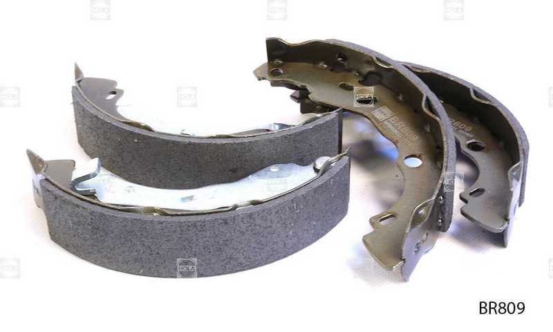 Тормозные колодки, барабанные, (BCH 203x38), LADA Xray; RENAULT Logan III Sandero III, Symbol II, Clio IIIV; HYUNDAI Matrix; NISSAN Micra IV, Note (E12); CITROEN C3 II, DS3, C-Elysee; PEUGEOT <b>HOLA BR809</b> - изображение