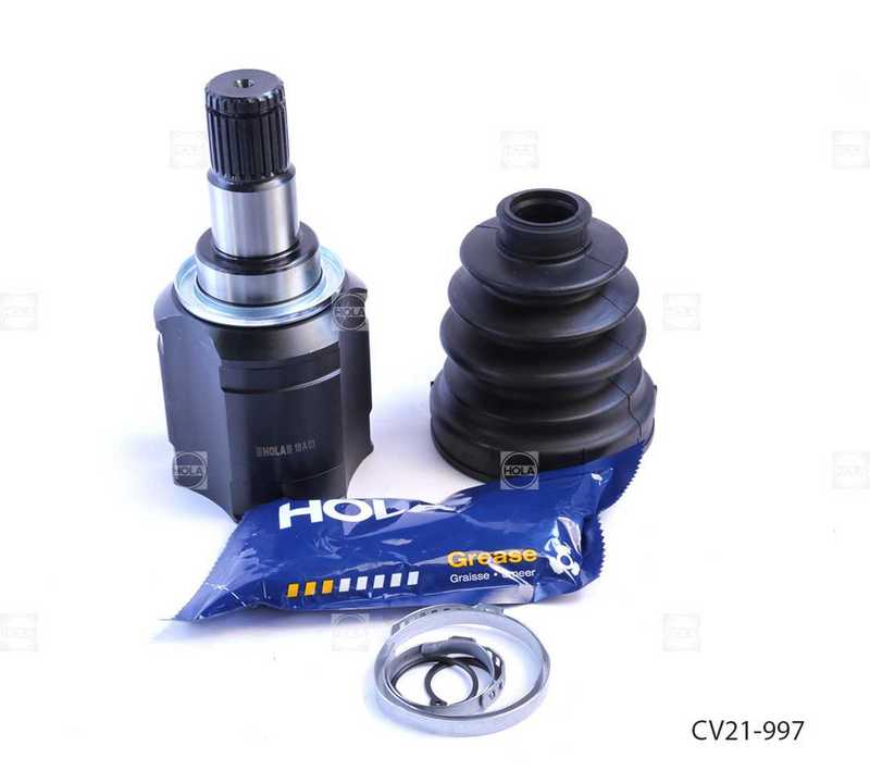 Шрус, внутренний, левый, 2427 шл., TOYOTA Camry (V30,V40,V50), Rav 4 (IIIIV), Previa (R2,R3,R5), Corolla(E12) 2.0D, Avensis Verso (M2), Harrier (U3), Solara (V3), Highlander (U3,U4) Alphard <b>HOLA CV21-997</b> - изображение