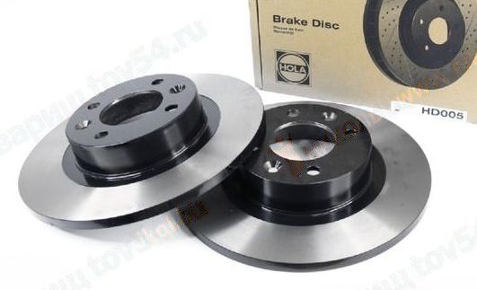 Диск тормозной Lada Vesta (15-) D=260 задний <b>HOLA HD005</b> (8450031131) - изображение