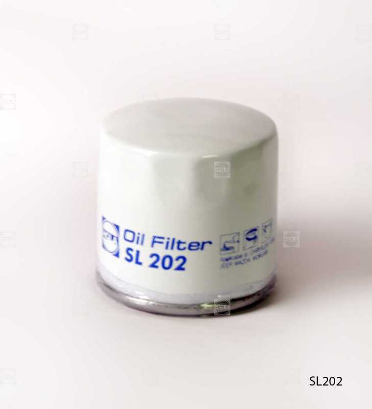 Фильтр, масляный, FORD Fiesta, Fusion, Mondeo, Focus, Focus II 1.4; 1.6l; MAZDA 2, (1 шт.), , <b>HOLA SL202</b> - изображение