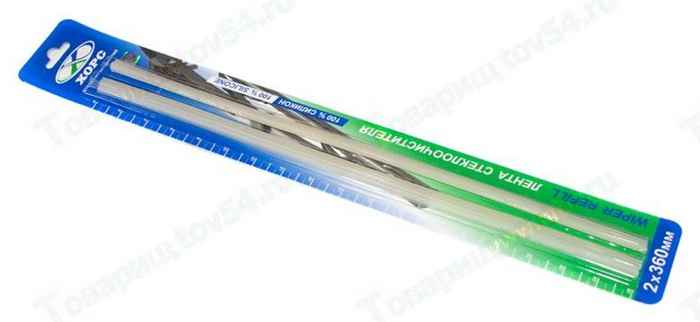 Резинка стеклоочистителя 36см ВАЗ 2101 белая <b>ХОРС С-01-78.Е</b> - изображение Резинка стеклоочистителя 36см ВАЗ 2101 белая <b>ХОРС С-01-78.Е</b> - изображение