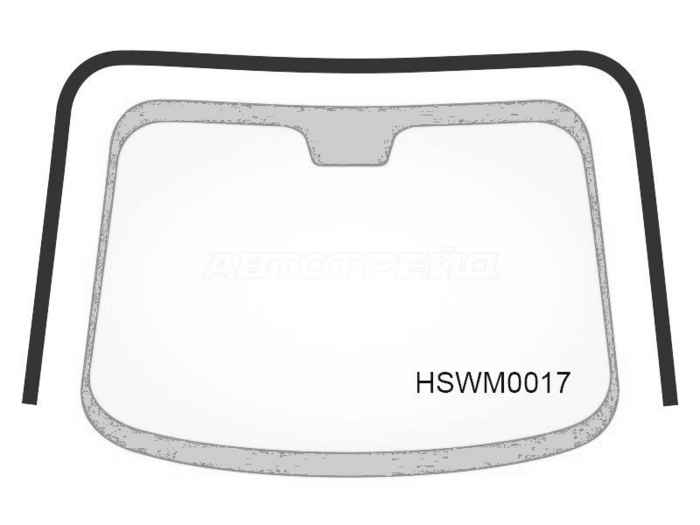 Молдинг лобового стекла LADA 2110 95-14 / 2111 97-14 / 2112 99-09 <b>HOSU HSWM0017</b> - изображение
