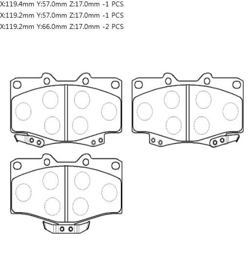 Колодки тормозные дисковые передн TOYOTA: 4 RUNNER 96-02, TACOMA 95-06, HILUX 88-02, LAND CRUISER 90-02, PRADO 96-03 VW: TARO 89-97 <b>HSB HP5036</b> - изображение 1