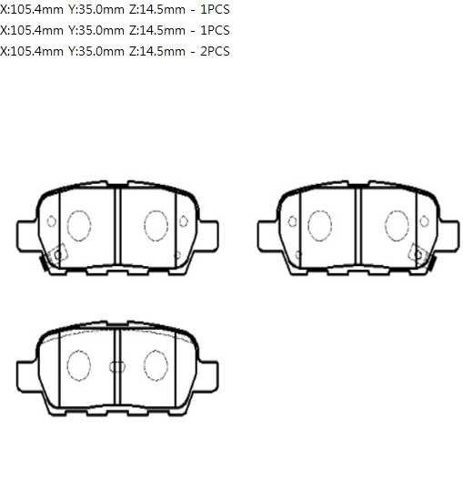 Колодки тормозные NISSAN QASHQAI/X-TRAIL/RENAULT KOLEOS/INFINITI FX35/45 задние к-т <b>HSB HP5162</b> - изображение 1