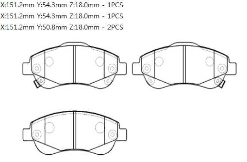 Колодки торм. ( №1 в корее) HONDA CR-V III -7 перед. к-т <b>HSB HP9247</b> - изображение 1