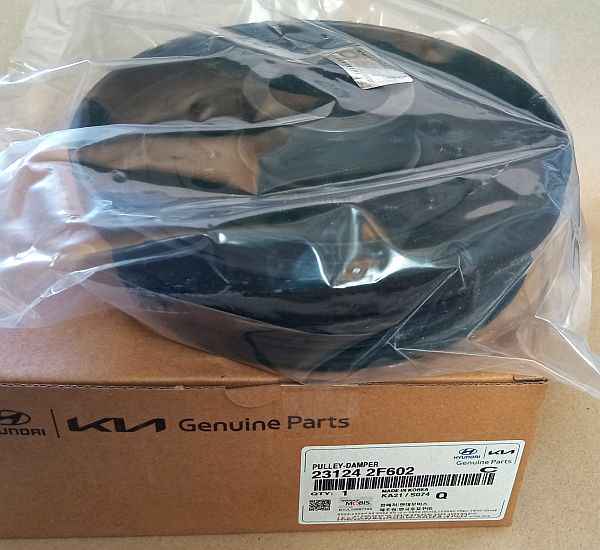 Шкив коленвала 2.2 231242F602 <b>HYUNDAI/KIA 23124-2F602</b> - изображение