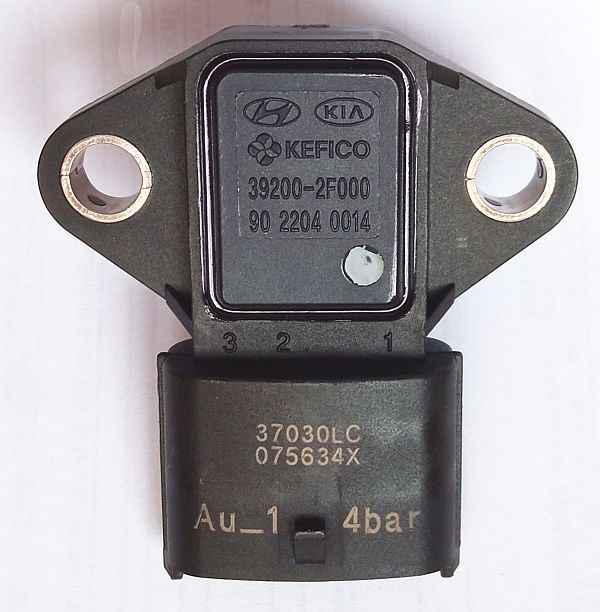 Датчик давления (электронный) впускного коллектора HYUNDAI/KIA 392002F000FFF - изображение 2