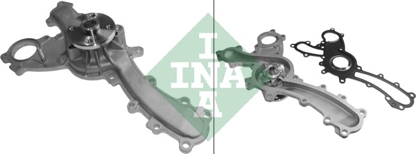 Насос водяной LEXUS RX350-450 08-15 <b>INA 538055410</b> - изображение