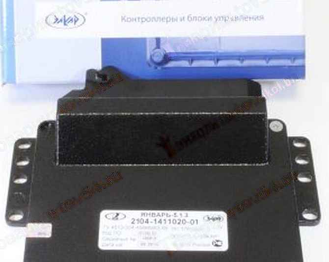 Блок управления двигателем ВАЗ 2104-1411020-01 ЯНВАРЬ 5.1 (евро2) <b>ЭЛКАР 261.3763 000-07 ИУ</b> - изображение