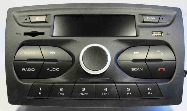 Радиоприемник и проигрыватель звуковых файлов ВАЗ 2190 Гранта <b>ЭЛКАР 8450100530 ИУ</b> - изображение