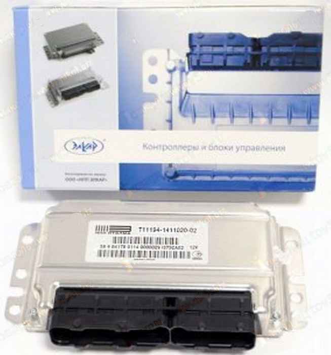 Блок управления двигателем ВАЗ 11194-1411020-02 М73 (евро3) <b>ЭЛКАР Т11194-1411020-02 ИУ</b> - изображение