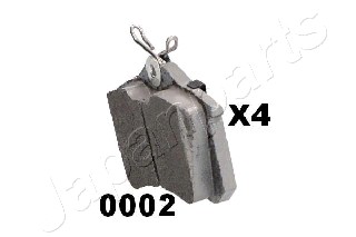 Колодки тормозные дисковый тормоз <b>JAPANPARTS PP-0002AF</b> - изображение 1