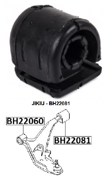 Сайлентблок NISSAN Bassara JU30 Jan 99~Jan 3 <b>JIKIU BH22081</b> - изображение