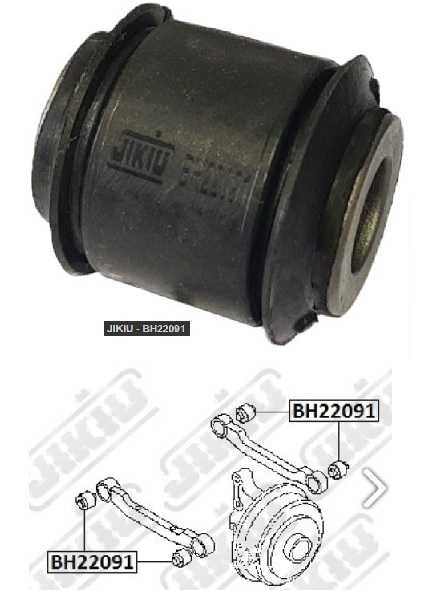 Сайлентблок задн подвески NISSAN X-TRAIL 00-07, PRIMERA (P10-12) 90-07 <b>JIKIU BH22091</b> - изображение