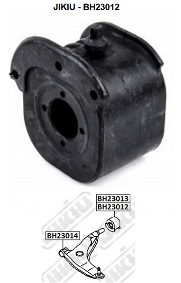 Сайлентблок рычага задн правый MITSUBISHI CARISMA 95-03, LANCER 91-03 <b>JIKIU BH23012</b> - изображение Сайлентблок рычага задн правый MITSUBISHI CARISMA 95-03, LANCER 91-03 <b>JIKIU BH23012</b> - изображение