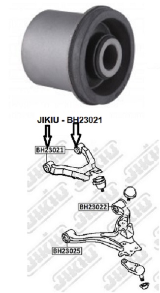 Сайлентблок MITSUBISHI Pajero V65W Jan 00~Jan 6 <b>JIKIU BH23021</b> - изображение